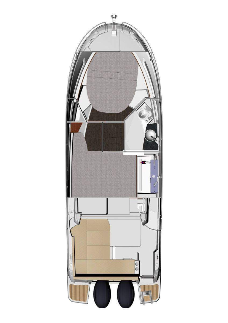Bareboat Rental Motorboat Jeanneau with a boat licence