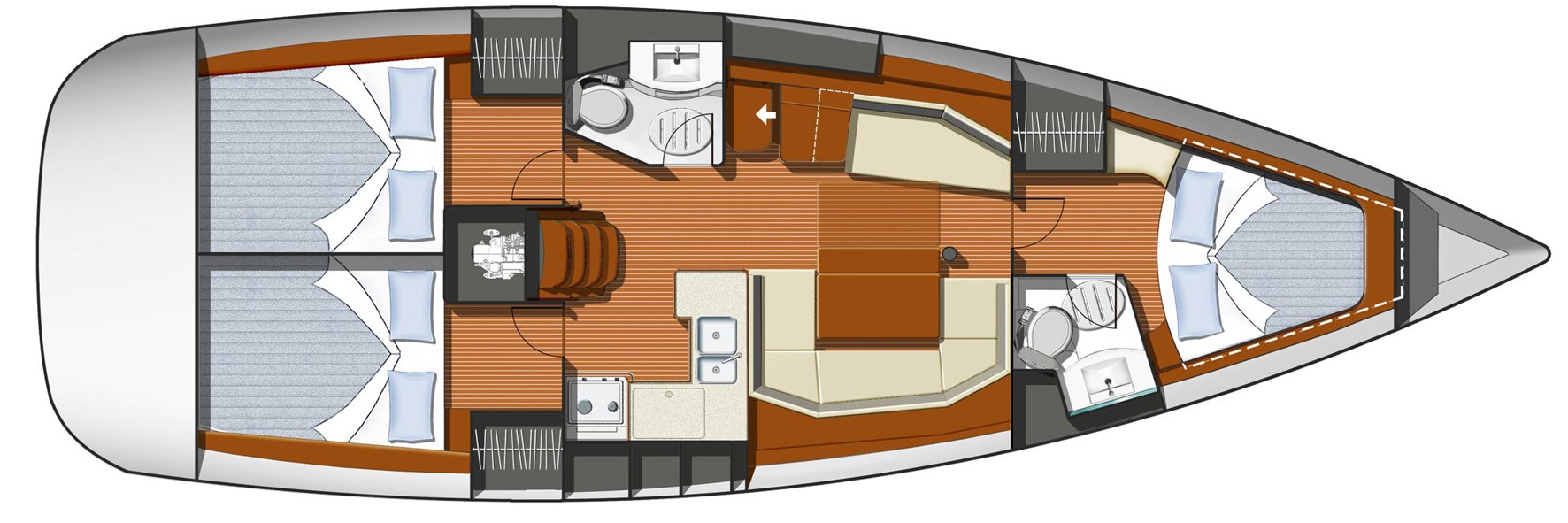 Yacht charter Biograd na Moru cheap Sun Odyssey 42i