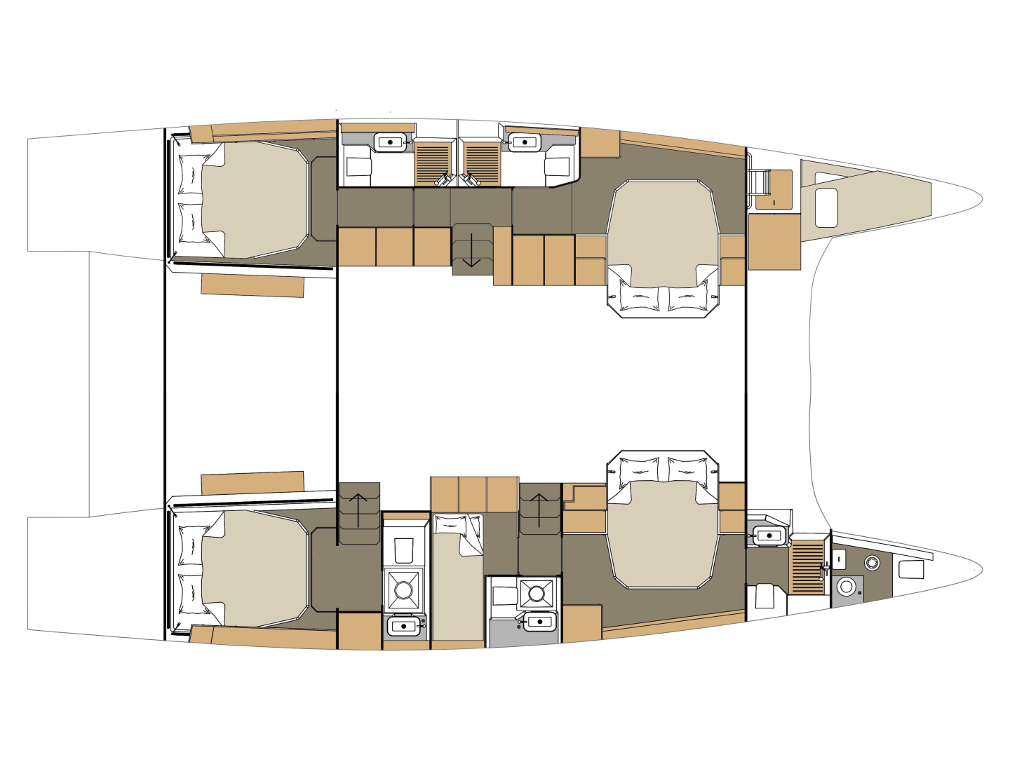 Bareboat Rental Catamaran Dufour with a boat licence