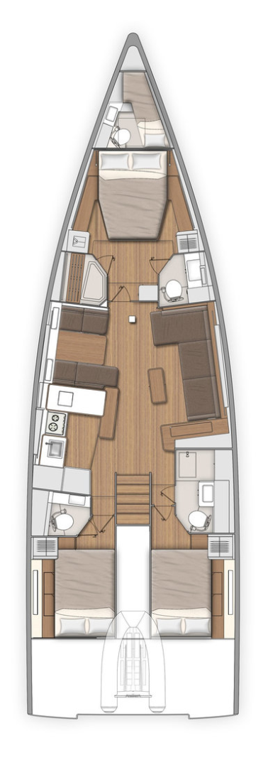 Sailboat rental in Primošten - Bénéteau First 53