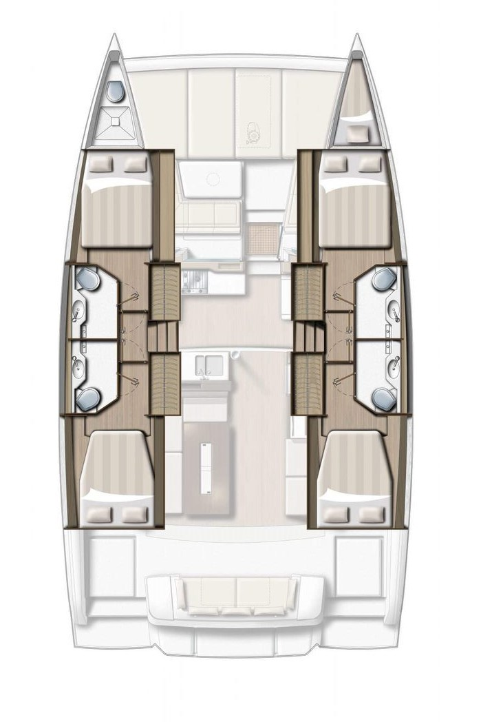 Yacht charter Šibenik cheap Bali 4.2