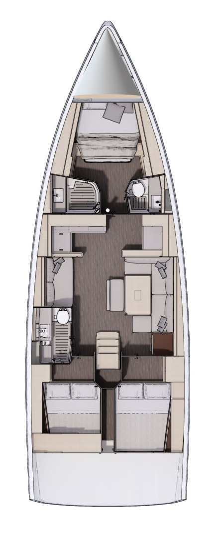Yacht charter Trogir cheap Dufour 470