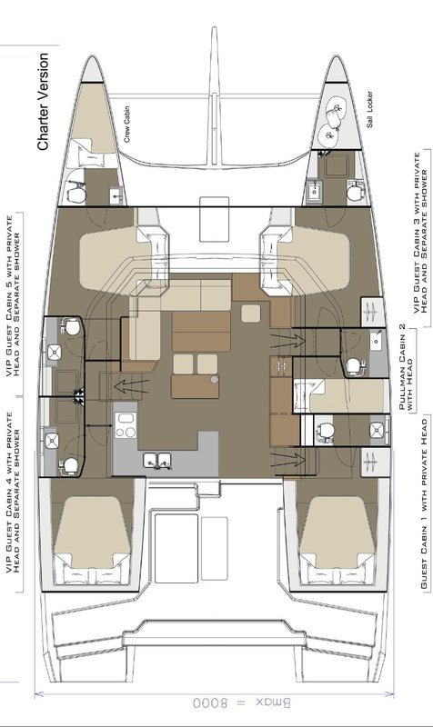 Catamaran rental in Šibenik - Dufour Dufour Catamarans 48 Sail