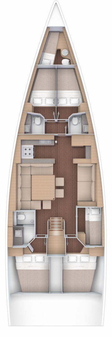 Sailboat rental in Trogir - Dufour Dufour 56 Exclusive