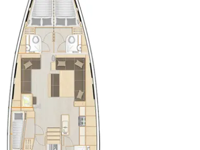 Yacht charter Trogir cheap Hanse 548