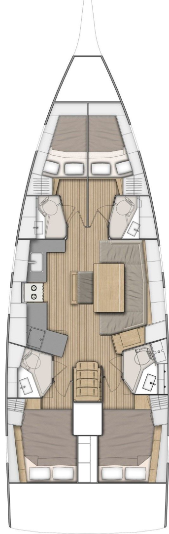 Boat rental Bénéteau Oceanis 46.1 in Trogir on Samboat