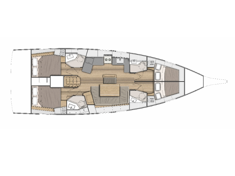 Bénéteau Oceanis 46.1 charter bareboat or captained in  Pomer