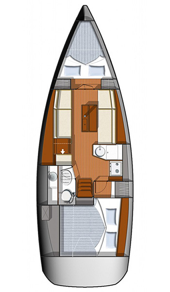 Rent a Jeanneau Sun Odyssey 33i Biograd na Moru