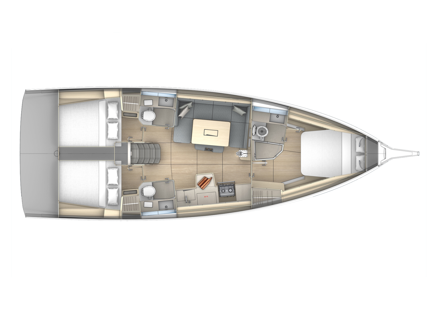 Sailboat rental with or without captain Dufour Pálairos