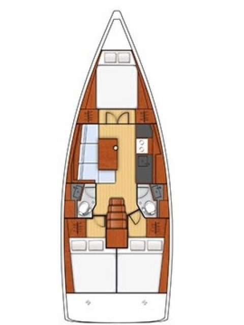 Yacht charter Pálairos cheap Oceanis 38.1