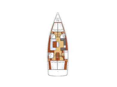 Bareboat Rental Sailboat Bénéteau with a boat licence