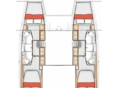 Catamaran rental in Komolac - Excess Excess 13 - 4 + 2 cab.