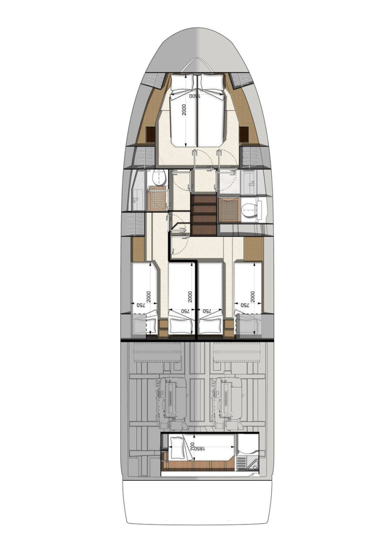 Yacht charter Komolac cheap Prestige 460 Fly - 3 + 1 cab.
