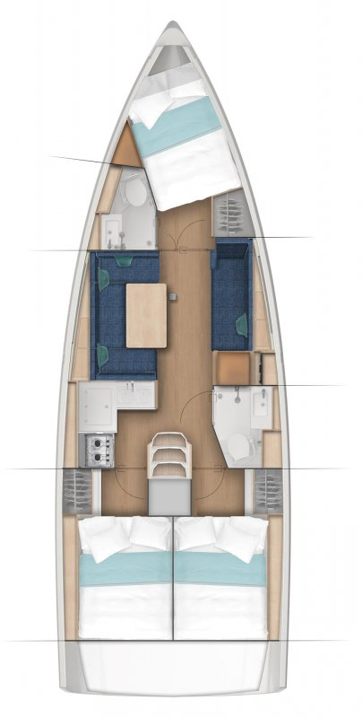 Boat rental Jeanneau Sun Odyssey 380 in Komolac on Samboat