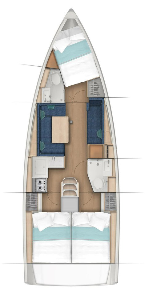 Yacht charter Komolac cheap Sun Odyssey 410