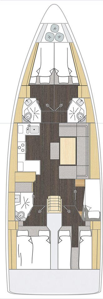 Boat rental Bavaria Bavaria C46 in Punat on Samboat