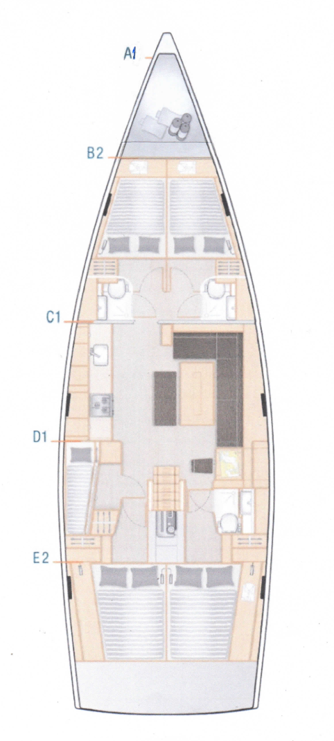 Sailboat rental with or without captain Hanse Pula