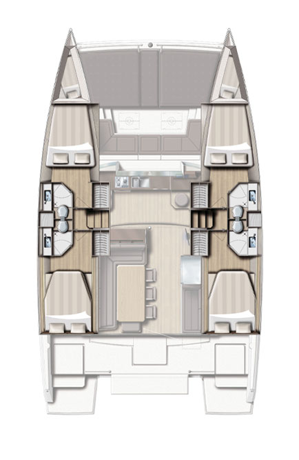 Catamaran for rent Biograd na Moru at the best price