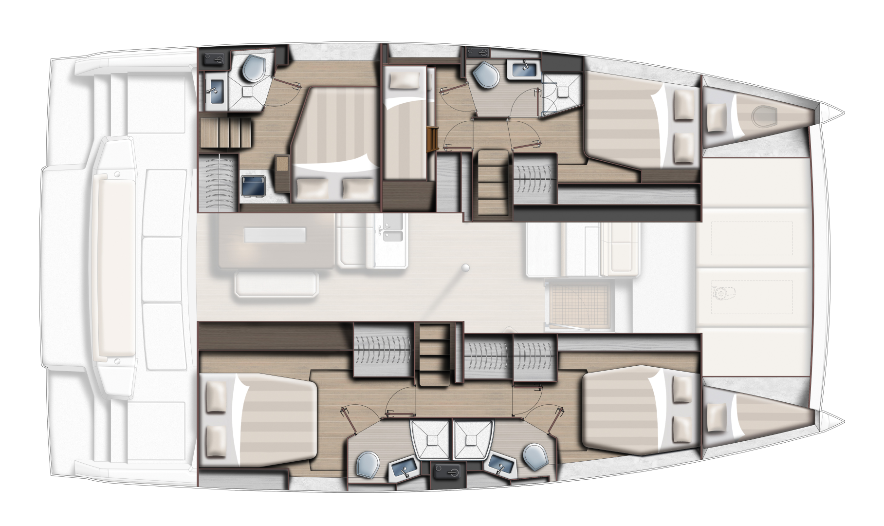 Catamaran rental with or without captain Bali Kaštela