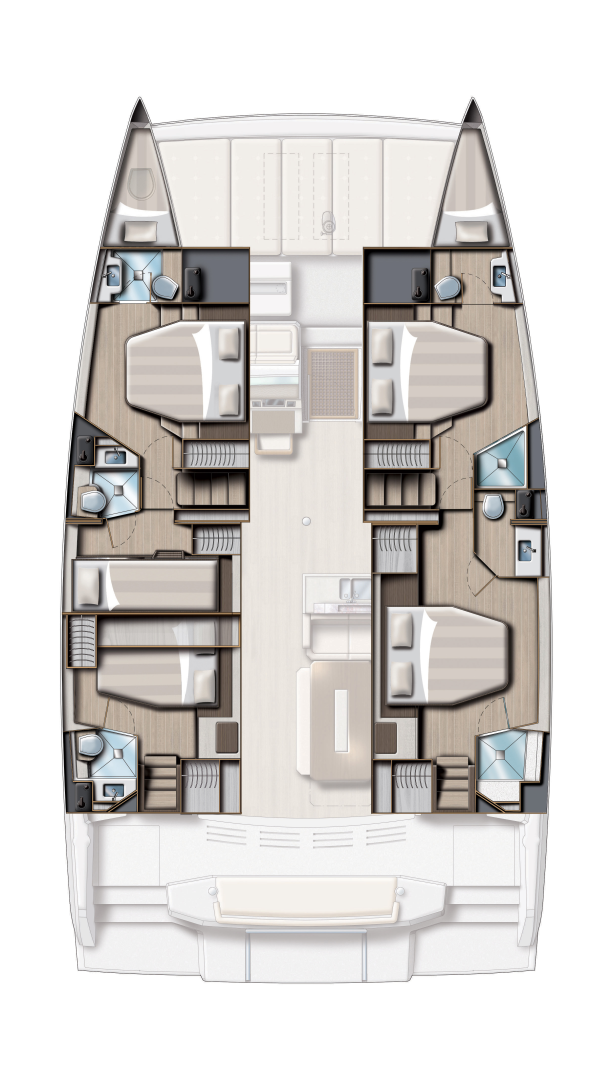 Catamaran rental with or without captain Bali Kaštela