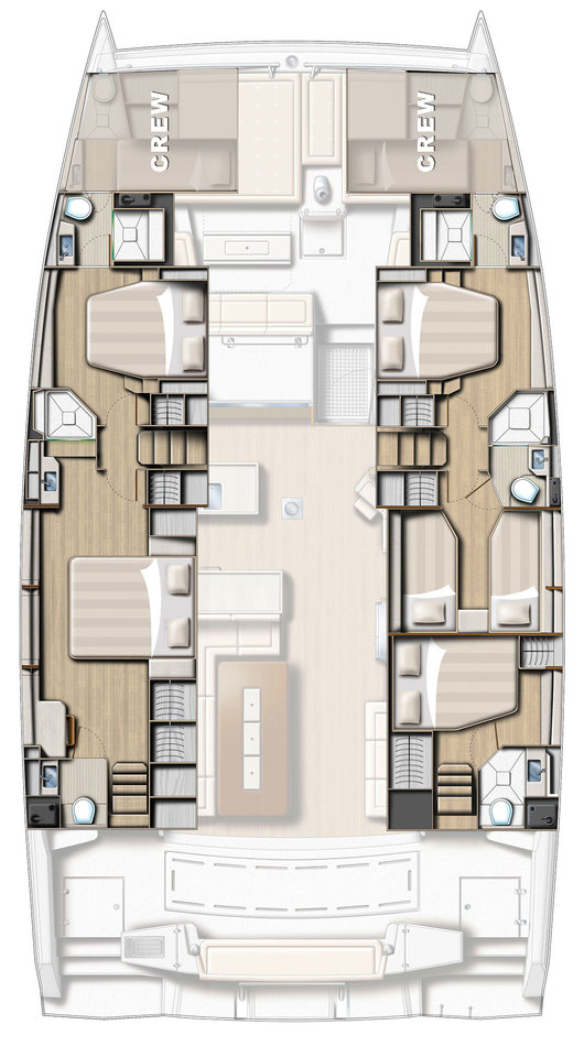 Yacht charter Kaštela cheap Bali 5.4
