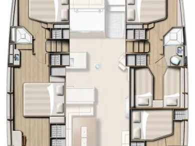 Yacht charter Kaštela cheap Bali 5.4