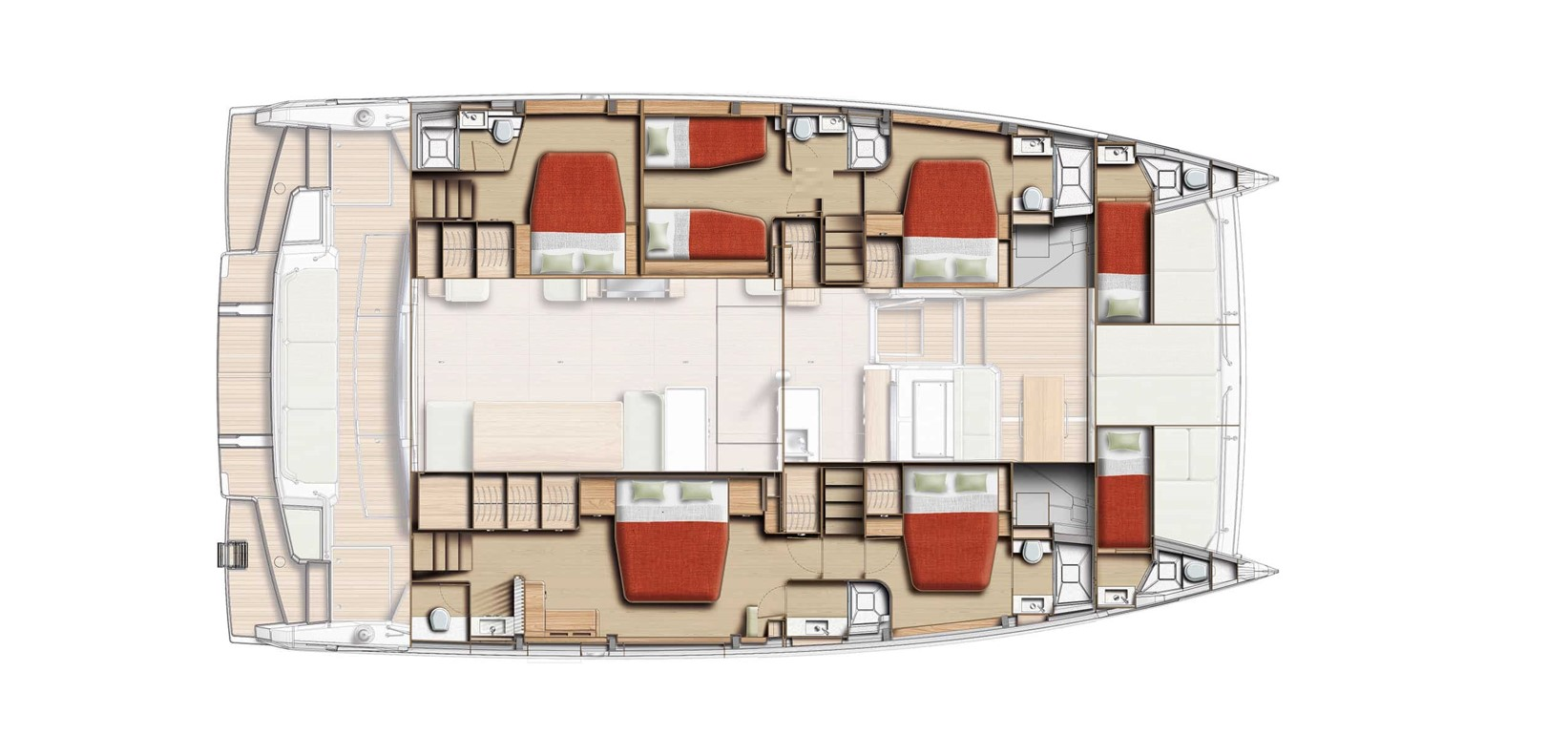 Catamaran rental with or without captain Bali Kaštela