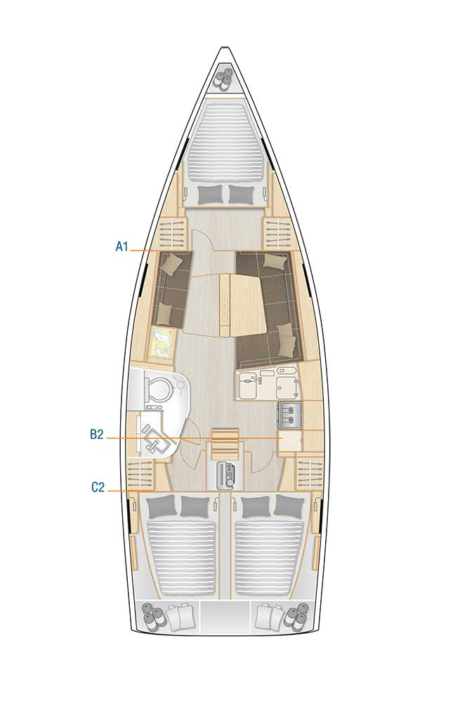 Sailboat for rent Biograd na Moru at the best price