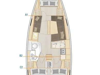 Sailboat for rent Biograd na Moru at the best price