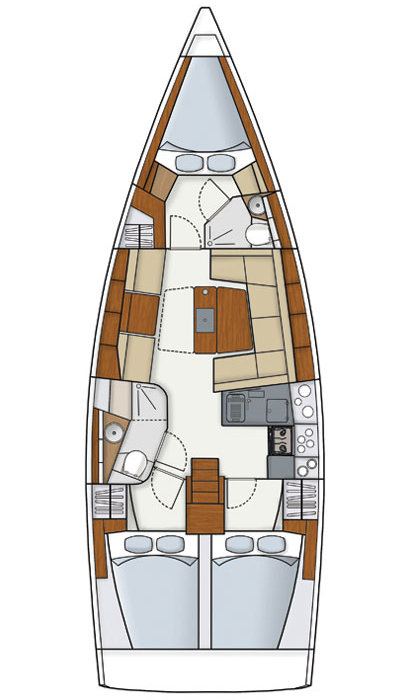 Yacht charter Biograd na Moru cheap Hanse 415
