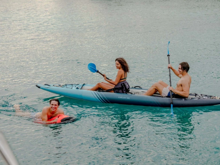 Bareboat Rental Luxury Yacht Fountaine Pajot with a boat licence