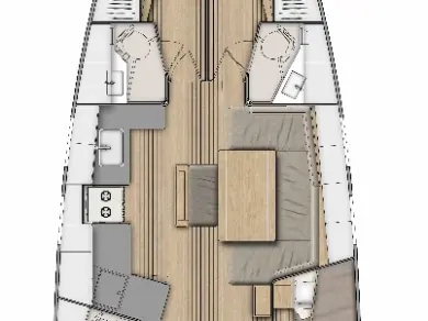 Boat rental Bénéteau Oceanis 46.1 in Rogač on Samboat