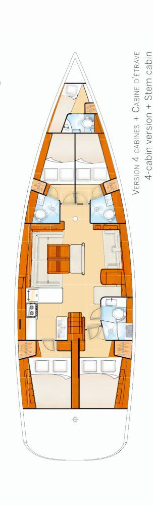 Bénéteau Oceanis 54 charter bareboat or captained in  Salamina