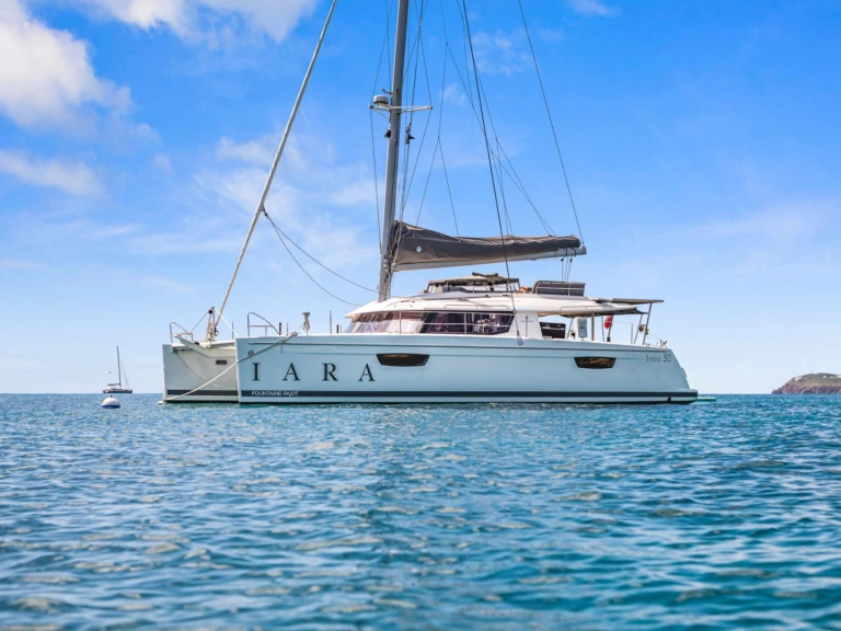 Fountaine Pajot IARA charter bareboat or captained in  British Virgin Islands (BVI)