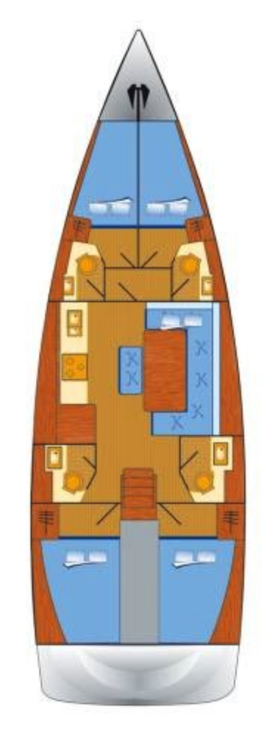 Rent a Dufour Dufour 460 Grand Large Kaštela