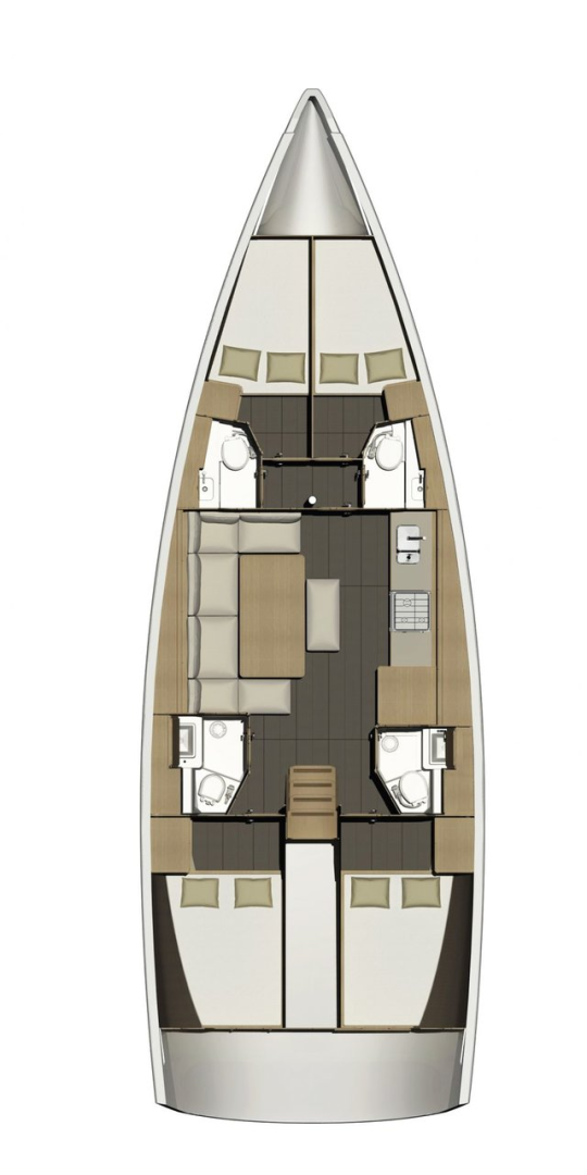 Boat rental Dufour Dufour 460 Grand Large in Kaštela on Samboat