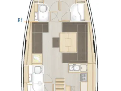 Bareboat Rental Sailboat Hanse with a boat licence