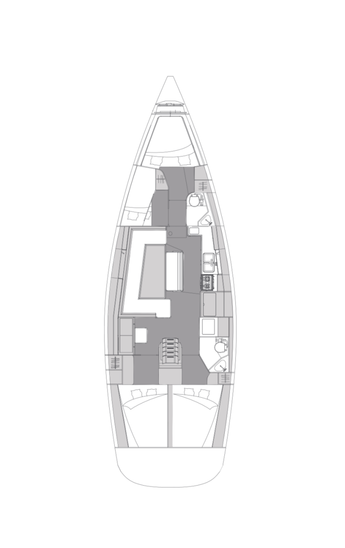 Sailboat rental in Pirovac - Elan Impression 45.1
