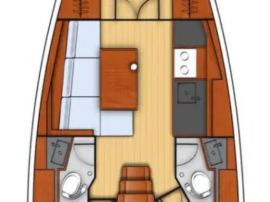 Bareboat Rental Sailboat Bénéteau with a boat licence