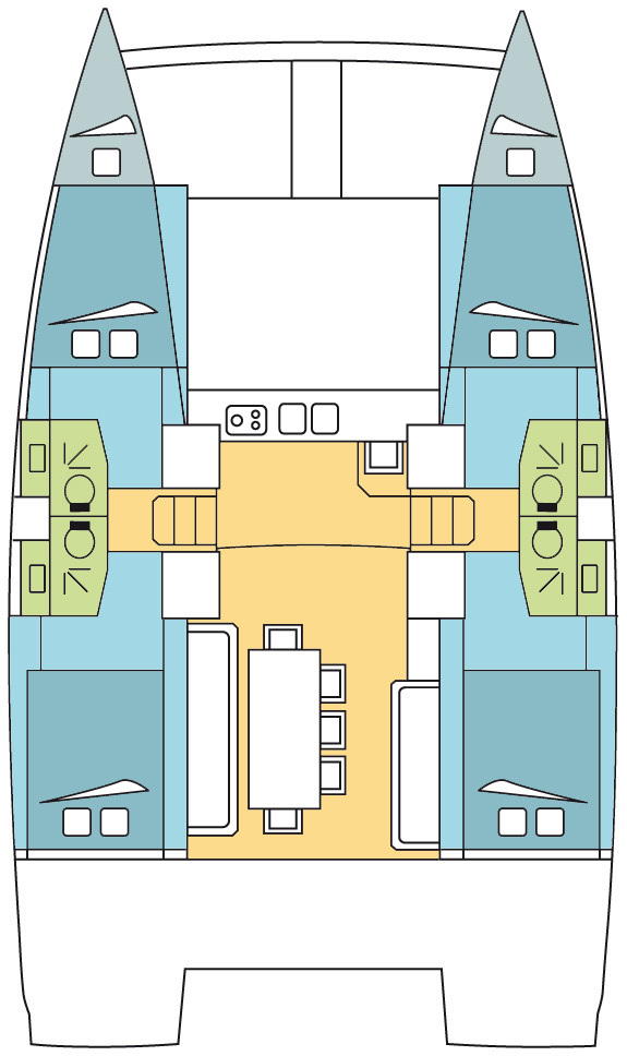 Bareboat Rental Catamaran Bali with a boat licence
