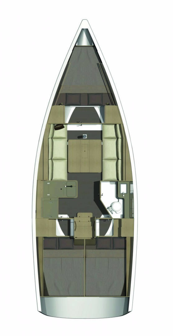 Bareboat Rental Sailboat Dufour with a boat licence
