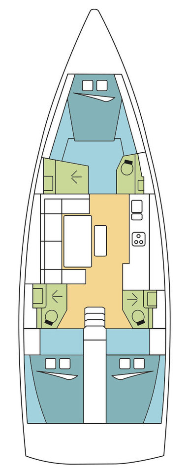 Sailboat rental in Zaton - Dufour Dufour 460 Grand Large