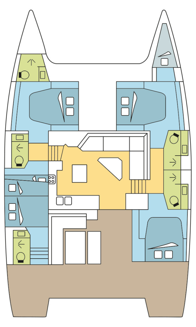 Fountaine Pajot Tanna 47 in Olbia on SamBoat