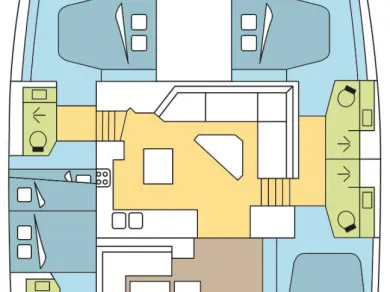 Fountaine Pajot Tanna 47 in Olbia on SamBoat
