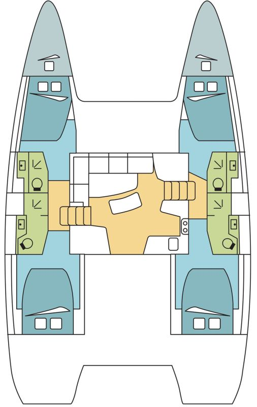 Catamaran for rent Olbia at the best price