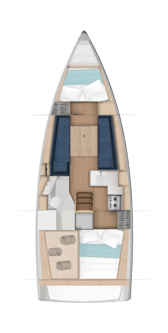 Sailboat rental with or without captain Jeanneau Jolly Harbour