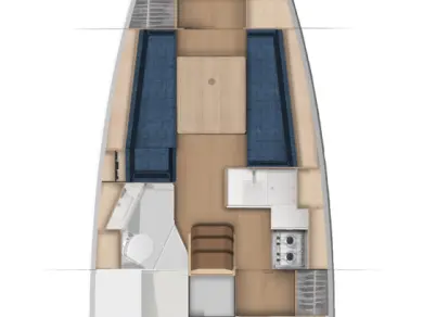 Sailboat rental with or without captain Jeanneau Jolly Harbour