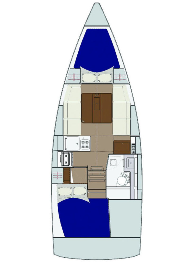 Rent a Dufour Dufour 310 Primošten