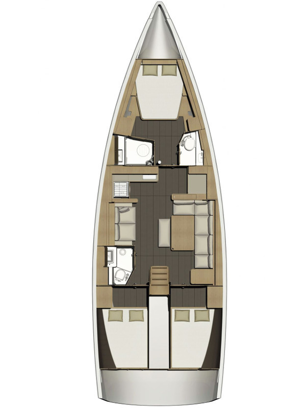 Sailboat rental with or without captain Dufour Primošten