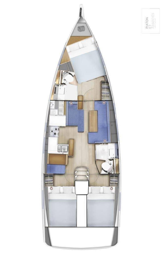 Bareboat Rental Sailboat Jeanneau with a boat licence
